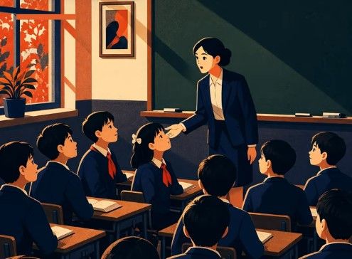 연기는 위로, 우리는 아래로.