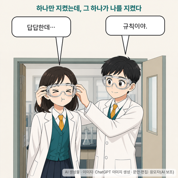 하나만 지켰는데, 그 하나가 나를 지켰다